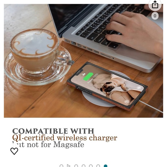 NIB Lohasic iphone 14 6.1” case brown - Picture 4 of 5